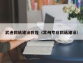 温岭武进网站建设教程（常州专业网站建设）